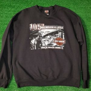 2008 Harley Davidson Sweater 105th Milwaukee, USA.